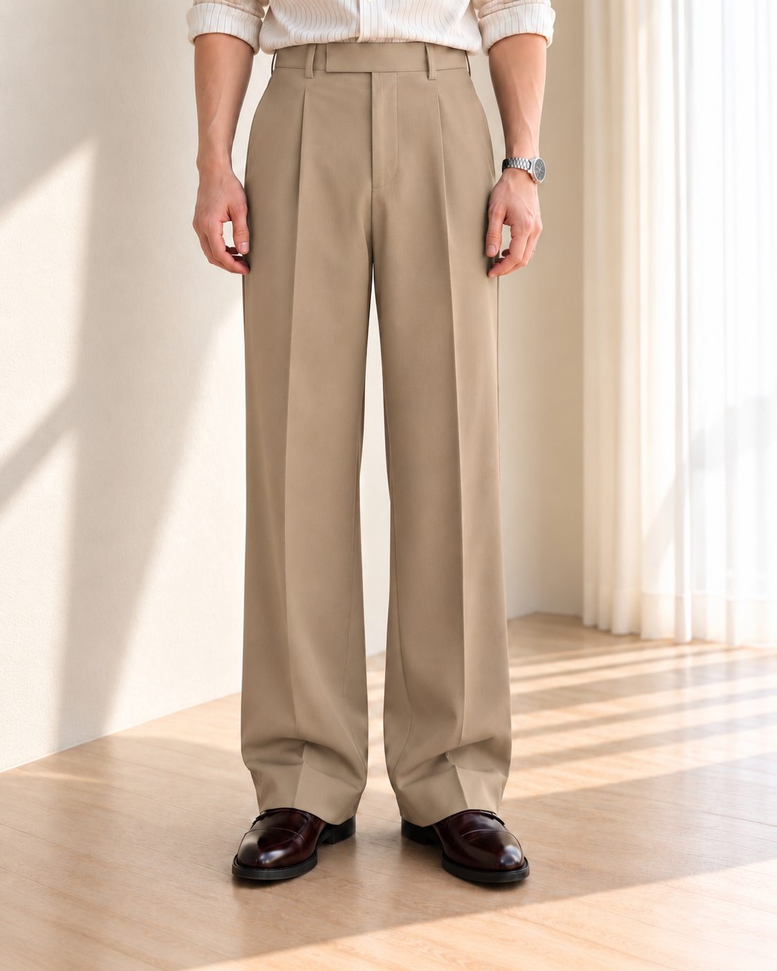 DARK BEIGE PRIME JAPANESE PANTS