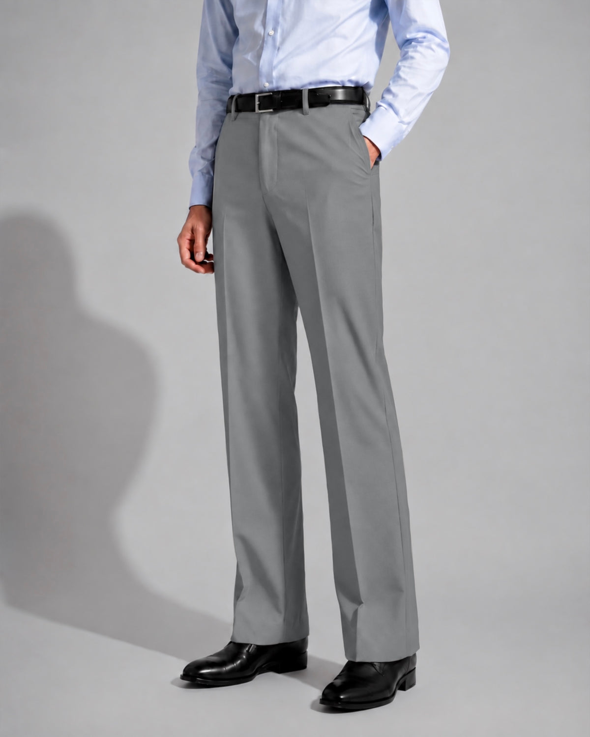 LIGHT GREY PARALLEL PANTS