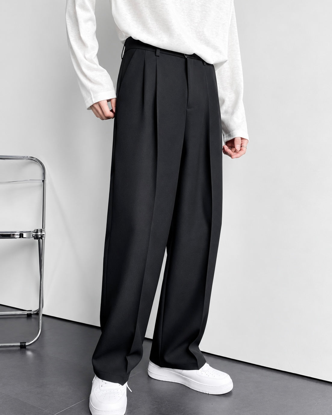 BLACK KOREAN PANTS