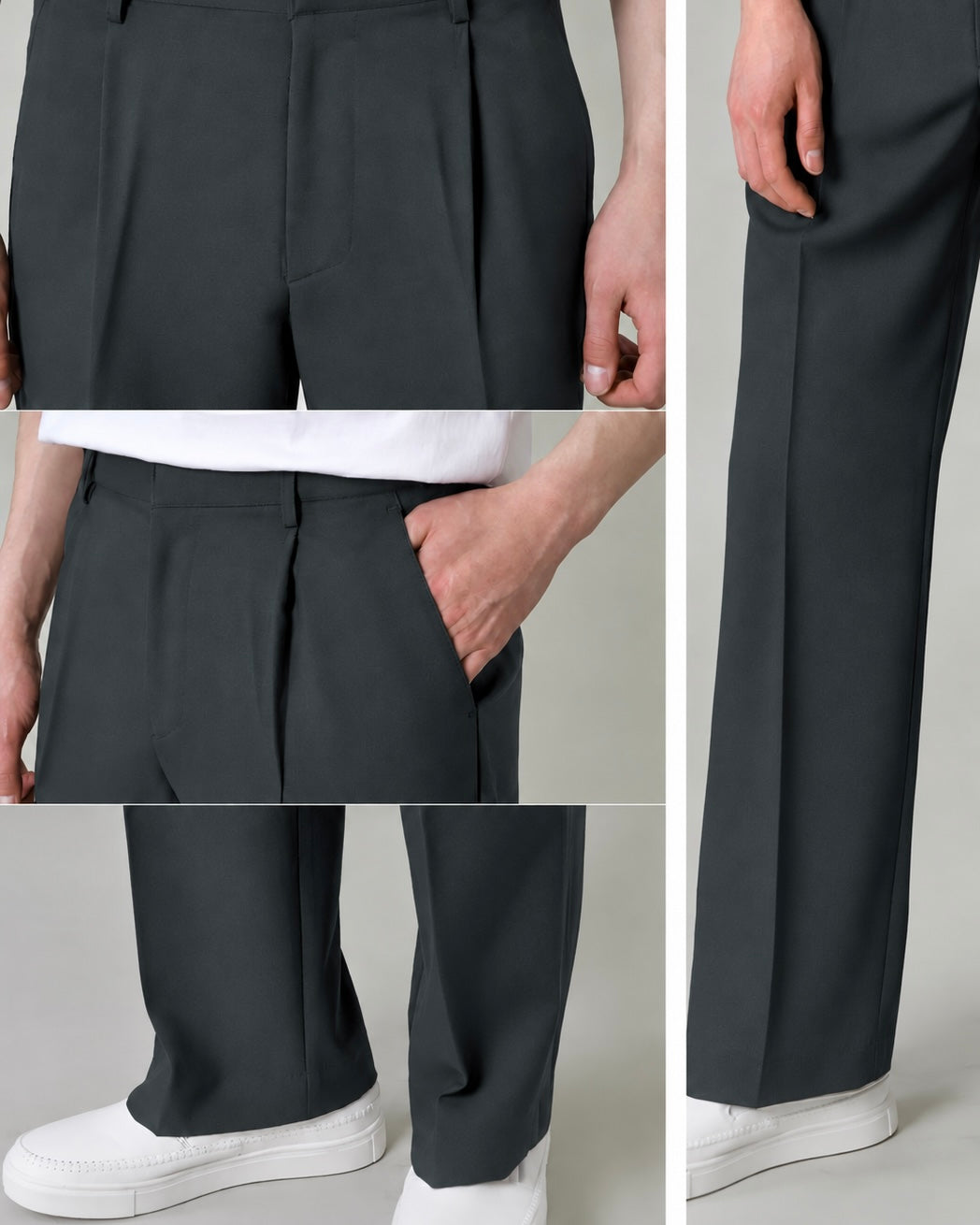 Rock Grey Japanese pants