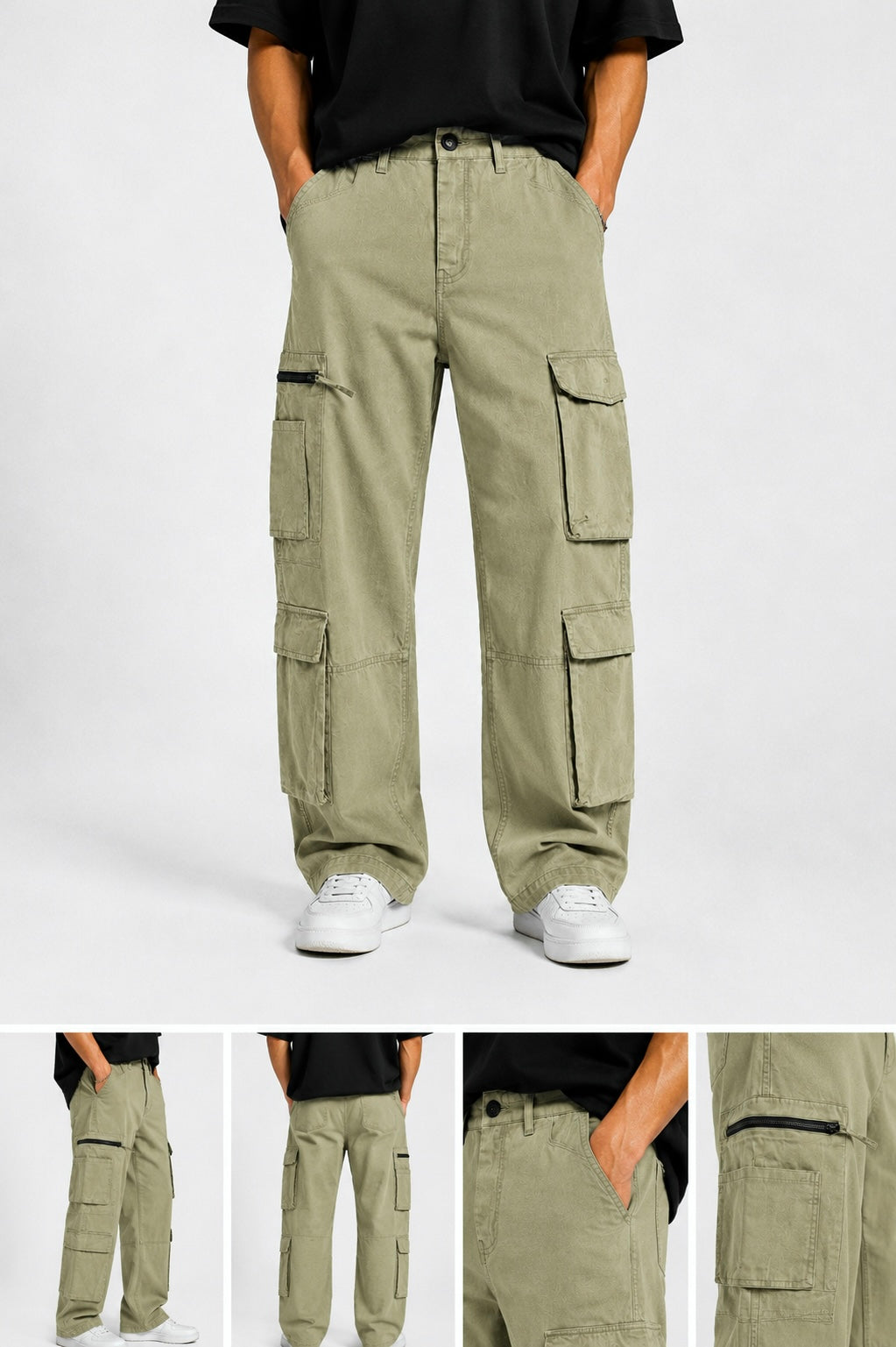 PASTEL OLIVE DRIFT CARGO
