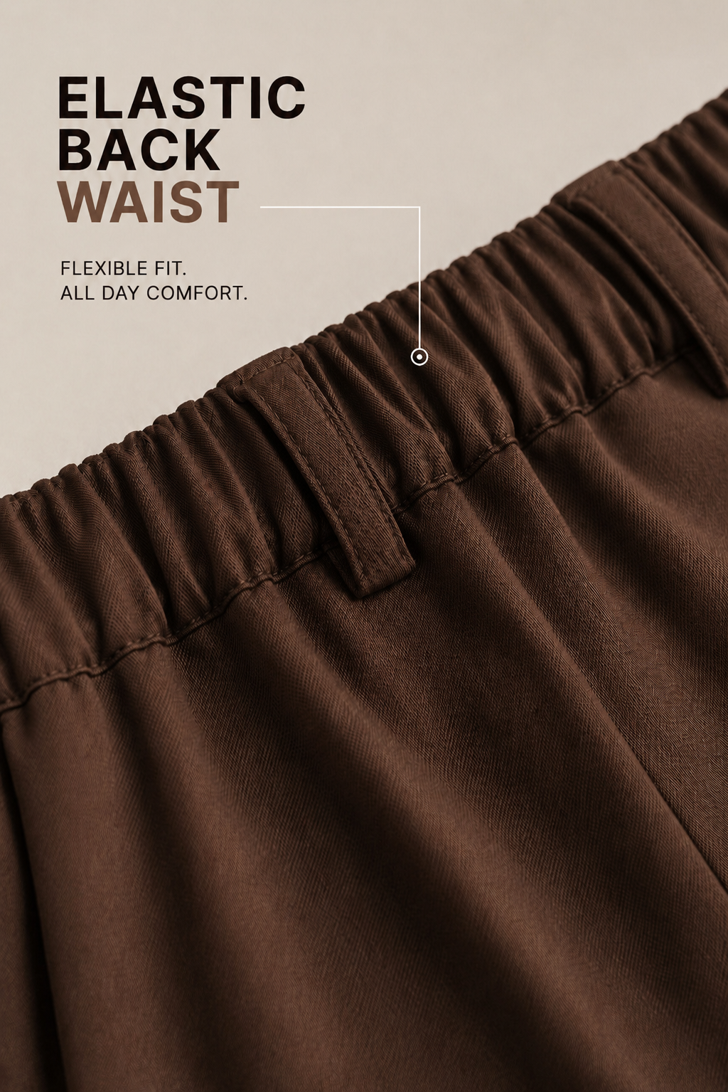 RUST BROWN GURKHA PANTS
