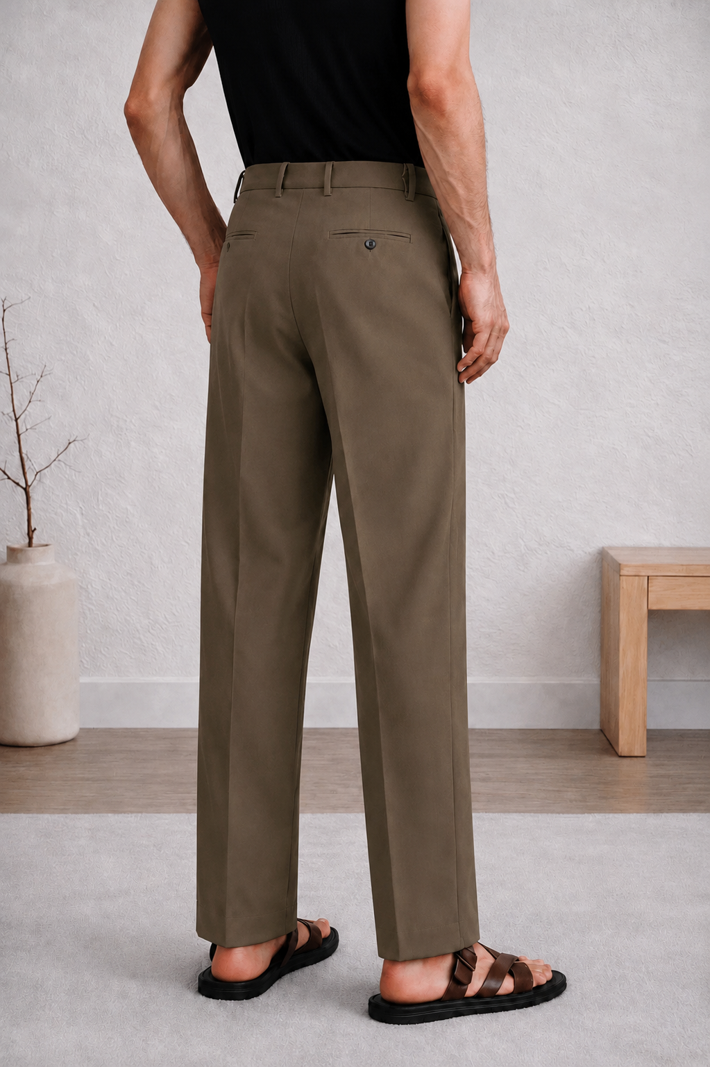 PEANUT BROWN GURKHA PANTS