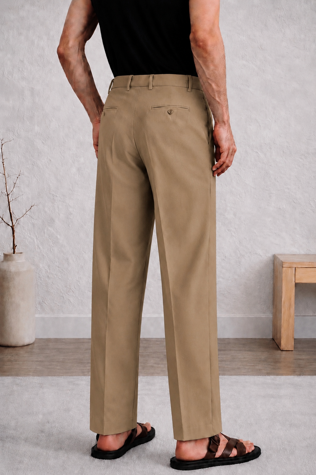CAMEL BROWN GURKHA PANTS