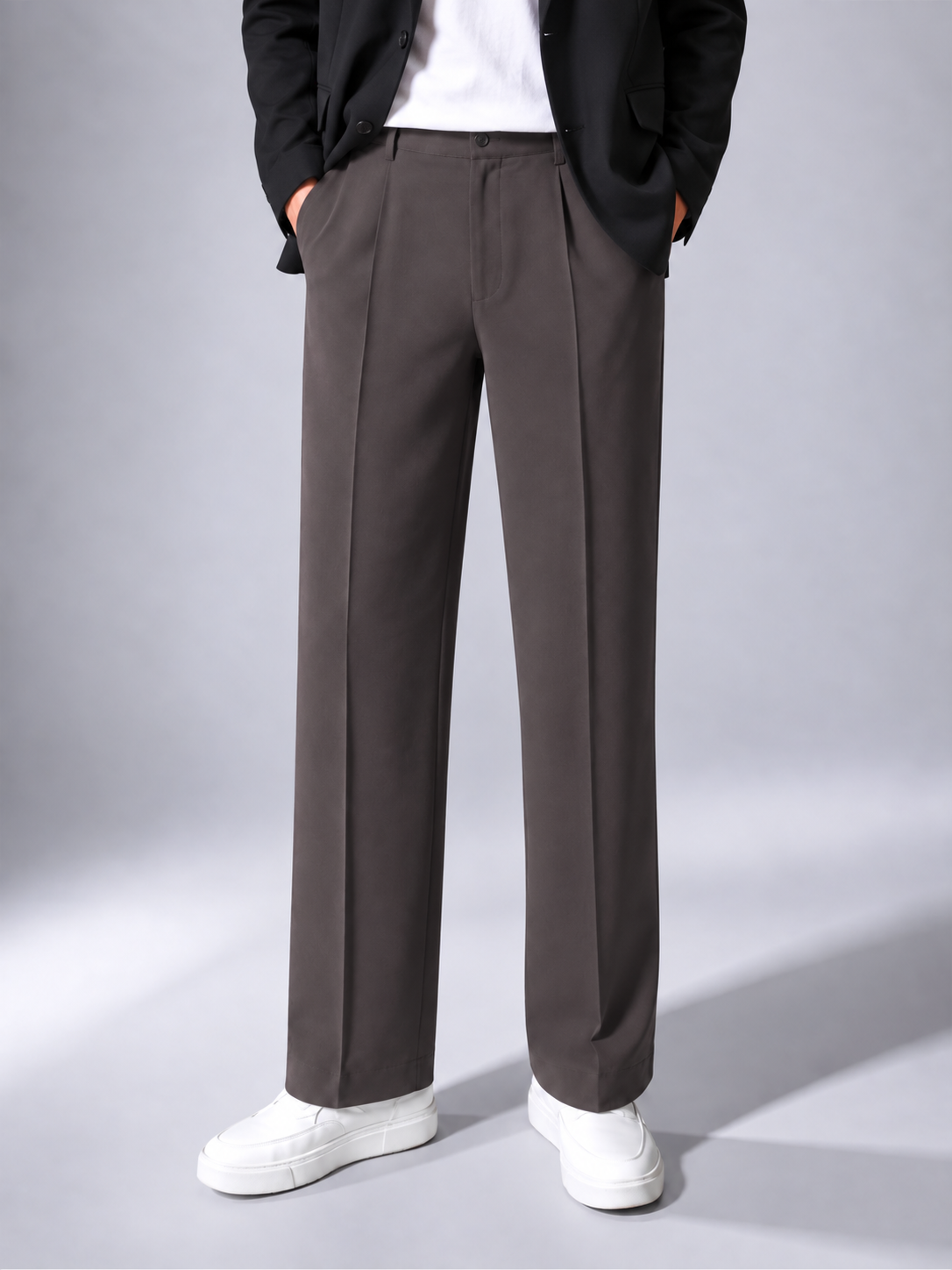 METAL GREY JAPANESE PANTS