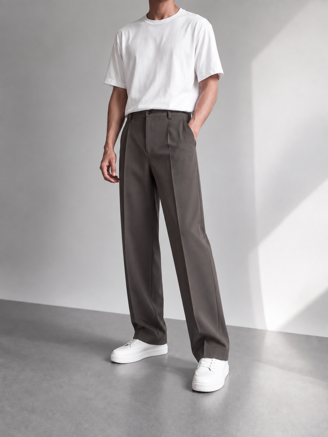 METAL GREY JAPANESE PANTS