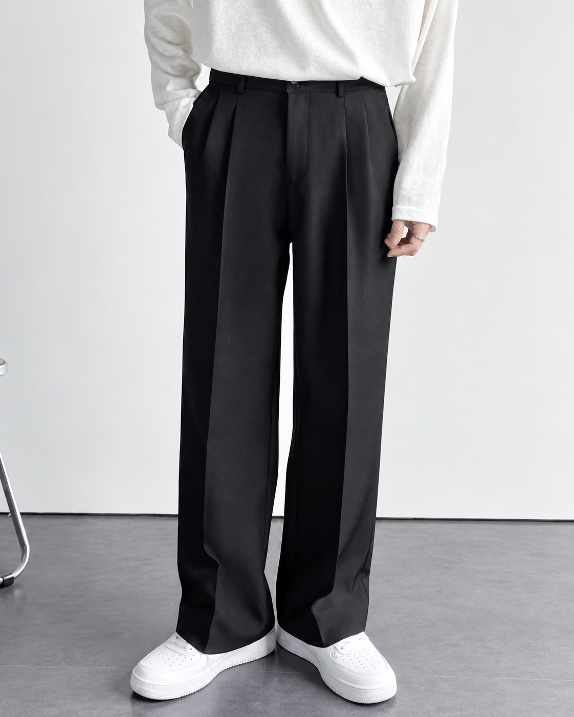 BLACK KOREAN PANTS